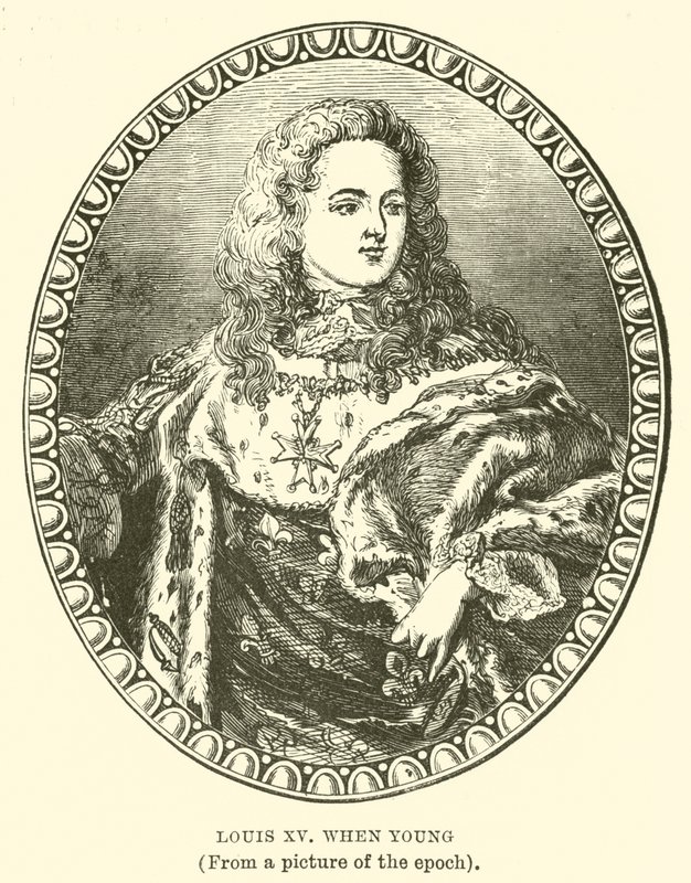 Ludwik XV, gdy młody autorstwa English School