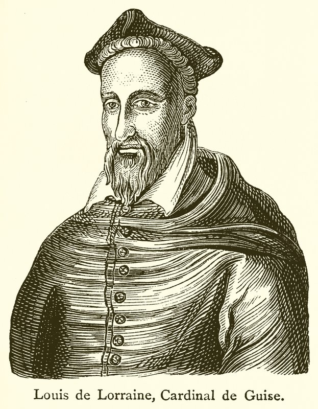 Ludwik Lotaryński, kardynał Guise autorstwa English School