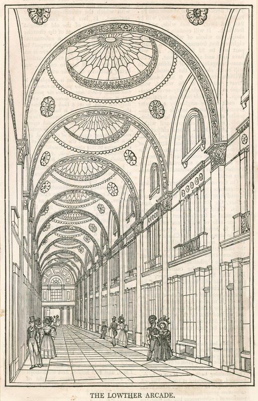 Lowther Arcade, Strand, Londyn autorstwa English School