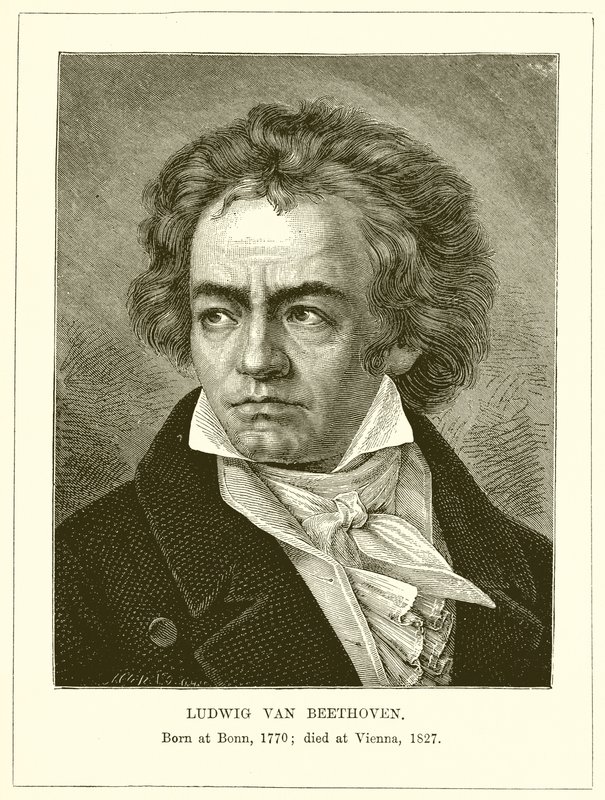 Ludwig van Beethoven autorstwa English School