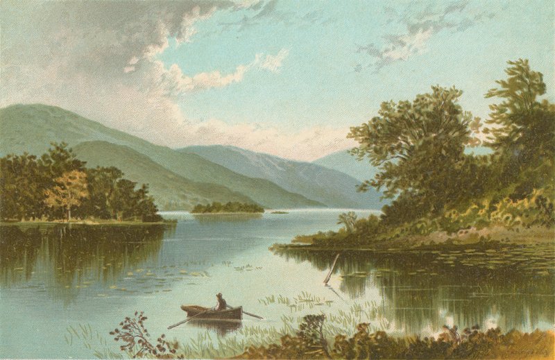 Cieśnina Luss - Loch Lomond autorstwa English School