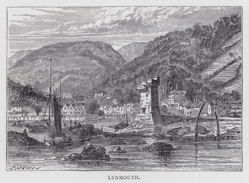 Lynmouth (grawerowanie) autorstwa English School