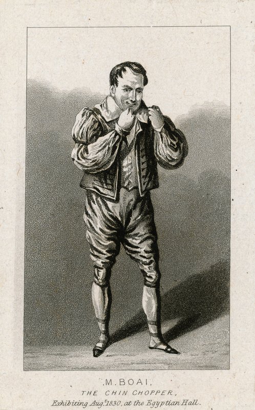 M Boai, siekacz podbródkowy. Sierpień 1830, Sala Egipska autorstwa English School