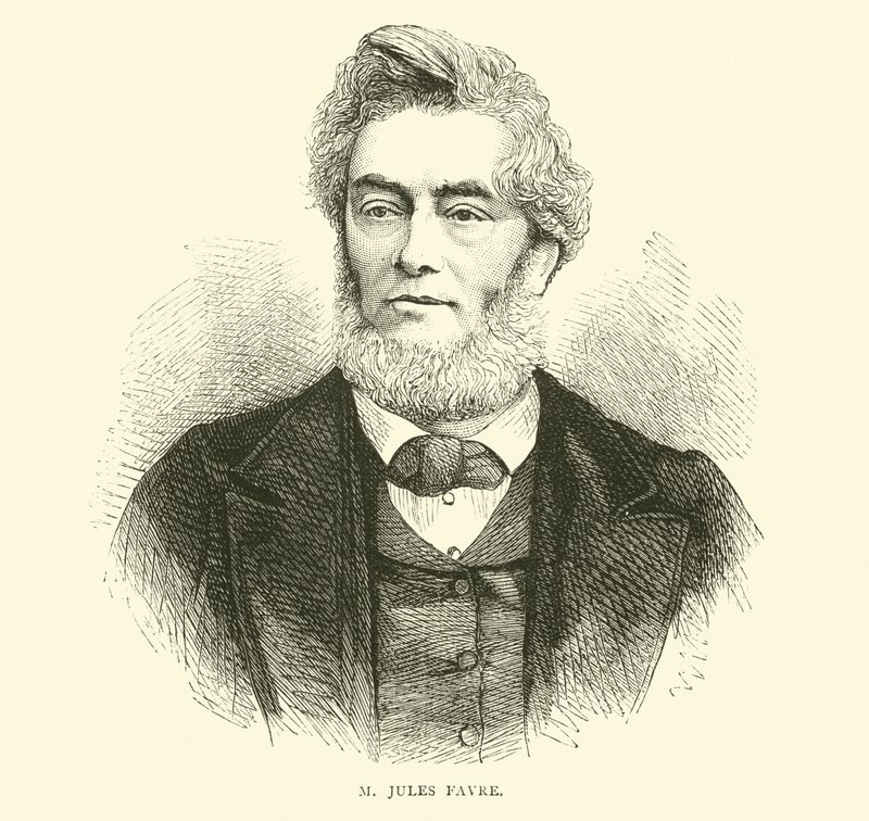 M Jules Favre, wrzesień 1870 autorstwa English School