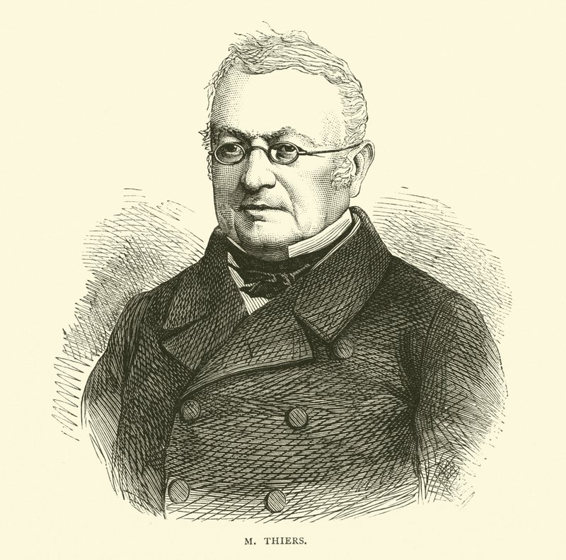 M Thiers, wrzesień 1870 autorstwa English School