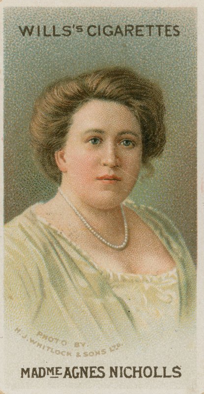 Madame Agnes Nicholls autorstwa English School