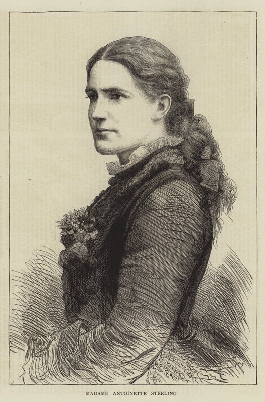 Madame Antoinette Sterling (Grawerowanie) autorstwa English School