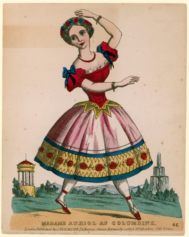 Madame Auriol jako Columbine autorstwa English School