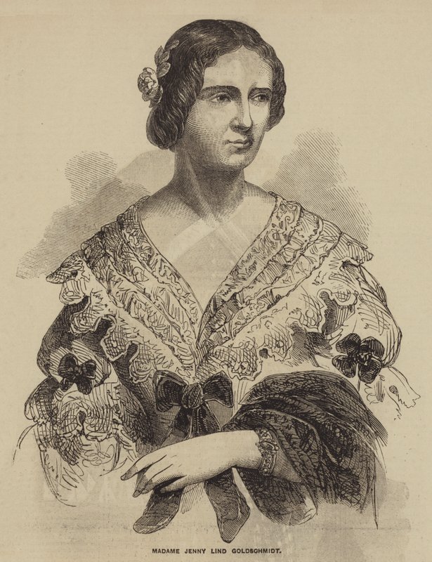 Madame Jenny Lind Goldschmidt (rycina) autorstwa English School