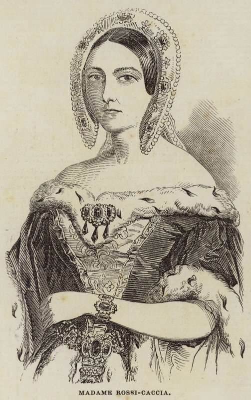 Madame Rossi-Caccia (grawerunek) autorstwa English School