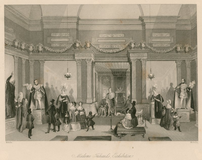 Wystawa Madame Tussauds, Bazar, Baker Street, Londyn autorstwa English School
