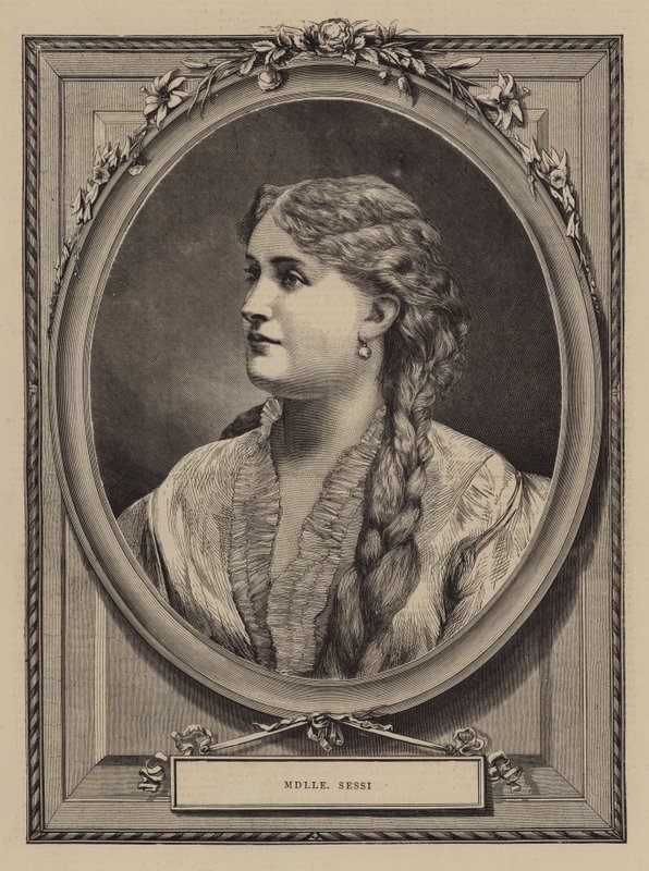 Mademoiselle Sessi (rycina) autorstwa English School