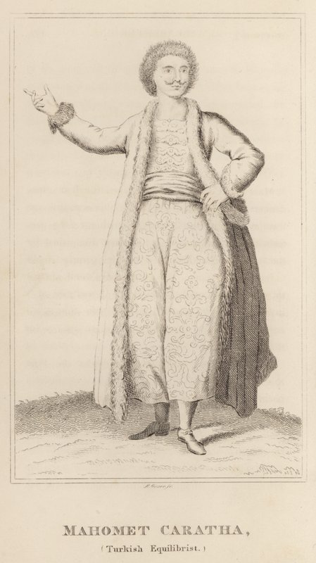 Mahomet Caratha, turecki ekwibrysta autorstwa English School