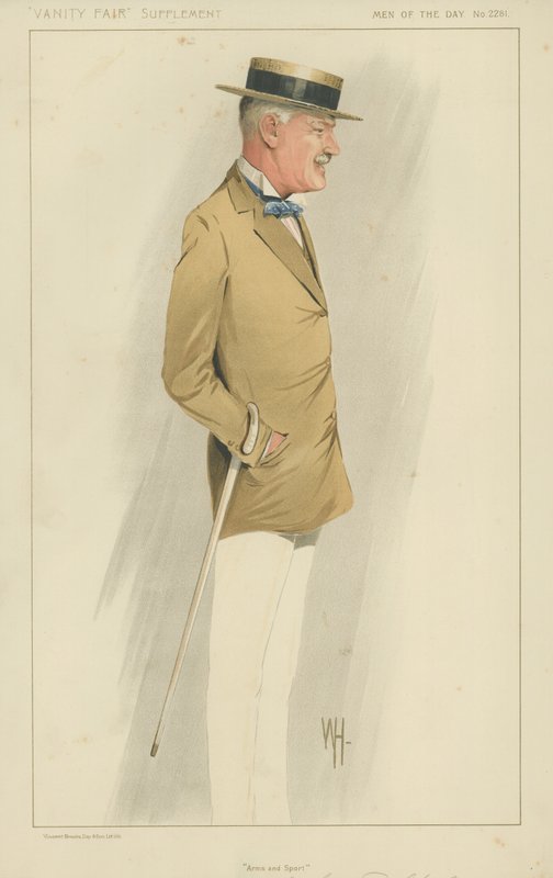 Generał major Lord Cheylesmore autorstwa English School
