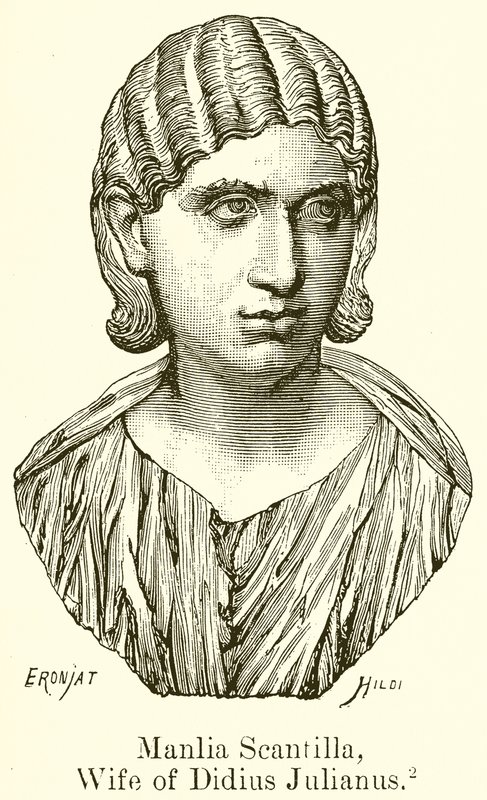 Manlia Scantilla, żona Didiusa Julianusa autorstwa English School