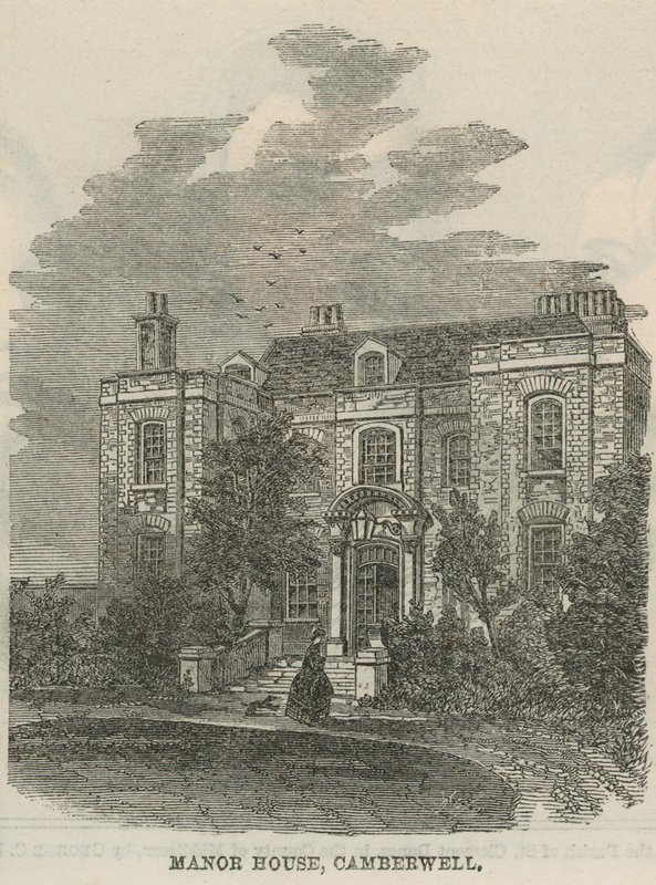 Dwór w Camberwell autorstwa English School