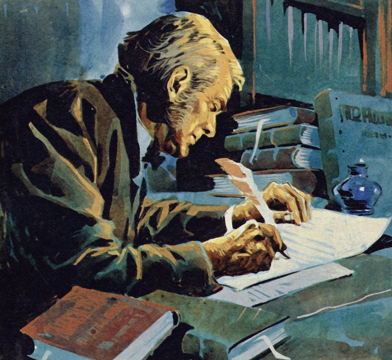 Wiele lat później Darwin napisał swoją książkę O powstawaniu gatunków autorstwa English School