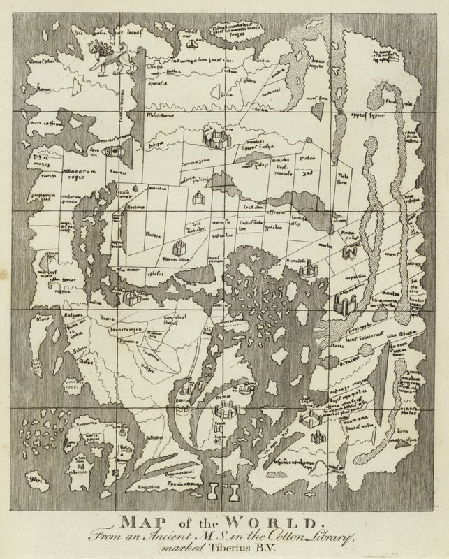 Mapa świata autorstwa English School