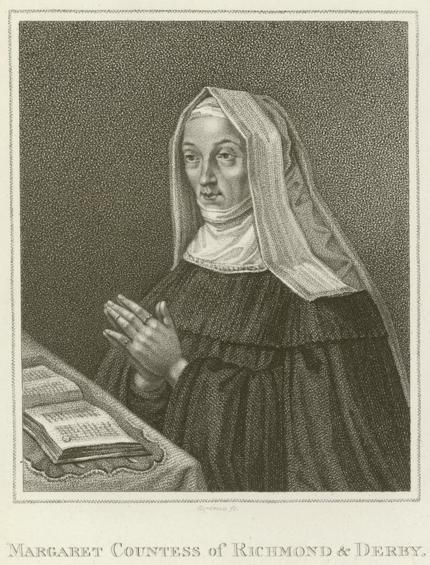 Margaret, hrabina Richmond i Derby (grawerowanie) autorstwa English School