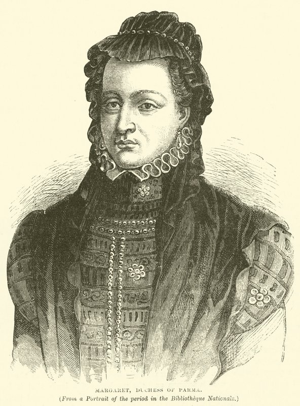 Małgorzata, księżna Parmy (grafika) autorstwa English School