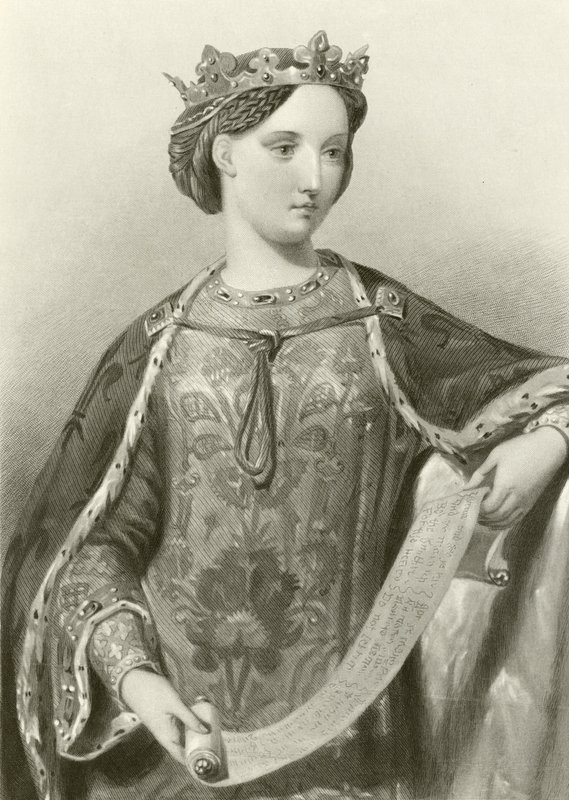 Małgorzata Francuska, królowa króla Edwarda I autorstwa English School