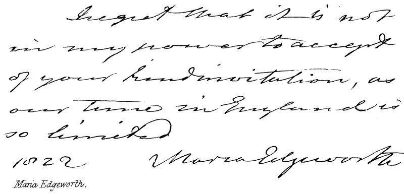 Maria Edgeworth autorstwa English School