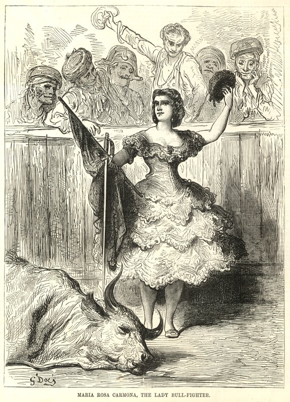 Maria Rosa Carmona, pani torreador autorstwa English School