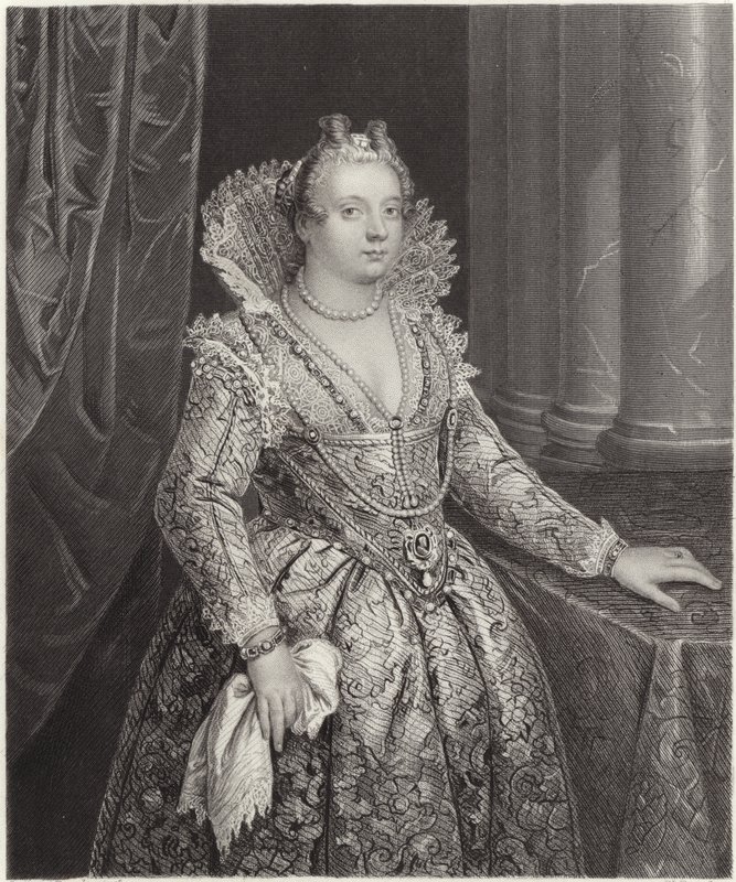Maria de Medici autorstwa English School