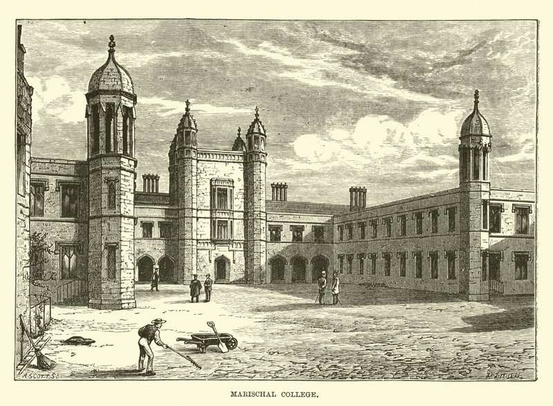 Marischal College autorstwa English School