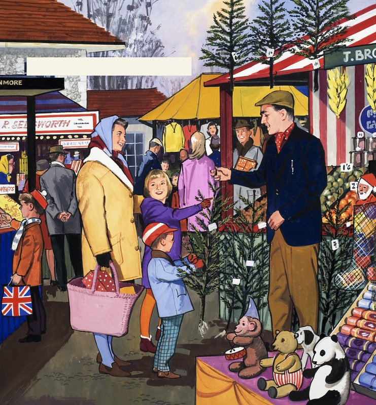 Trader rynkowy autorstwa English School