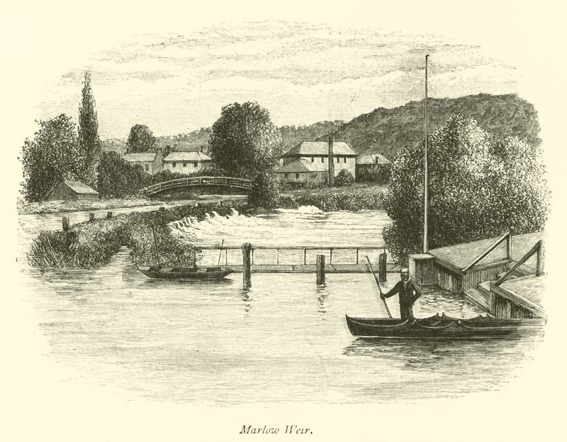 Marlow Weir autorstwa English School