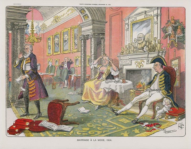 Małżeństwo a la Mode, 1904 autorstwa English School