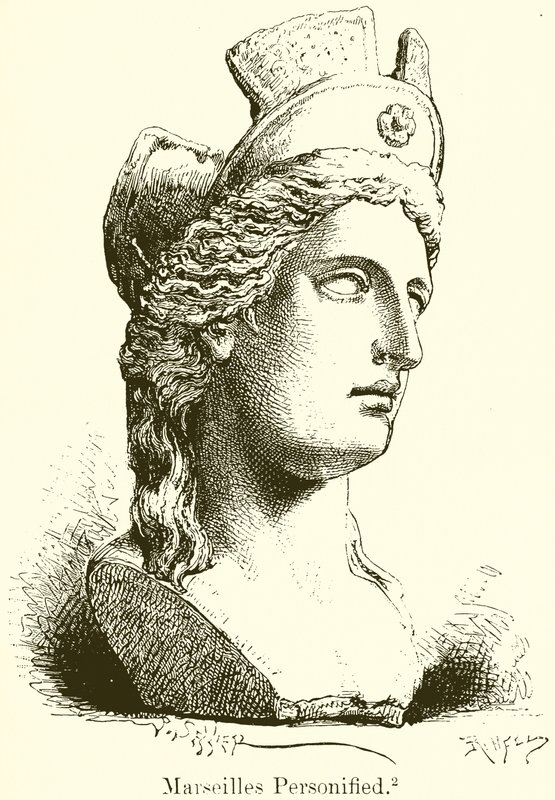Marsylia uosobiona autorstwa English School