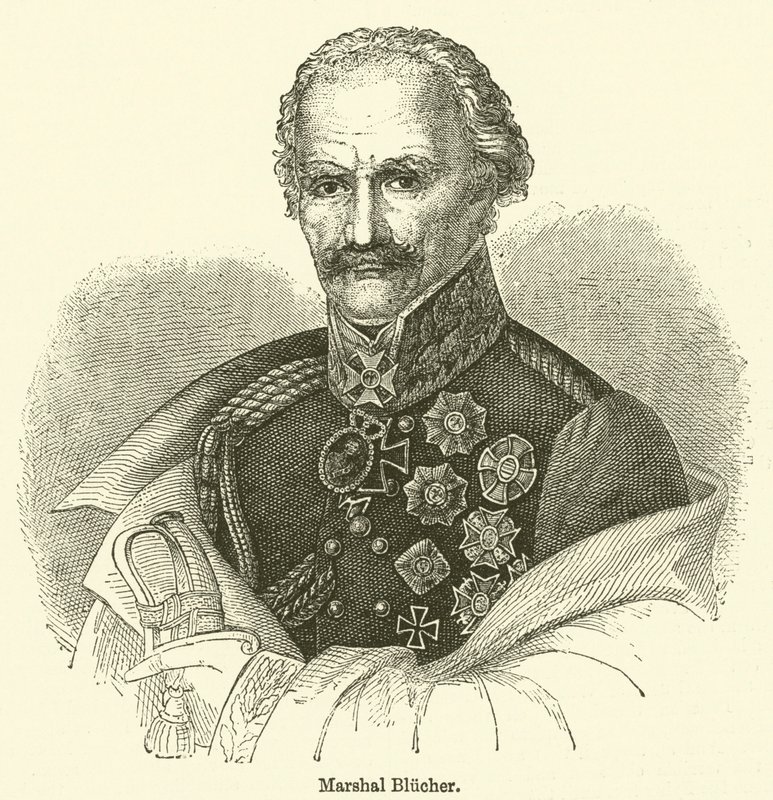 Marszałek Blucher (grafika) autorstwa English School
