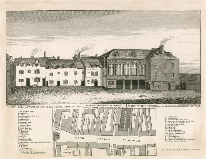 Więzienie Marshalsea, Londyn autorstwa English School