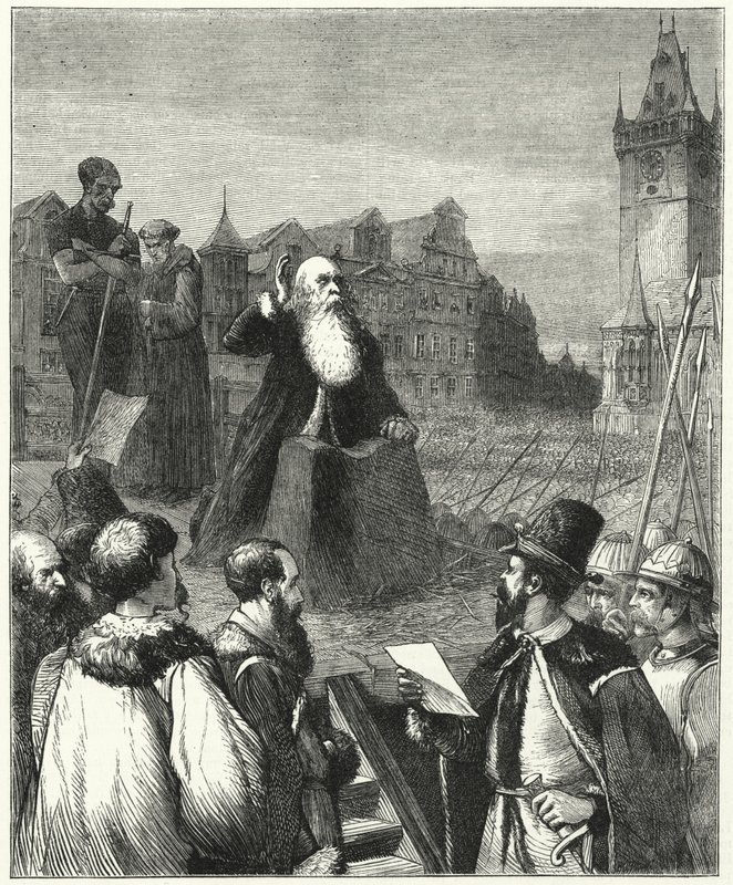 Martyrdom of Baron Wenzel of Budowa, Prague, 1621 autorstwa English School