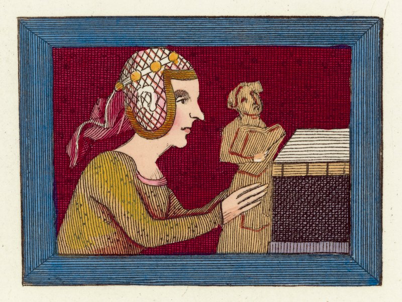 Mary De St Paul (kolorowy grawerunek) autorstwa English School