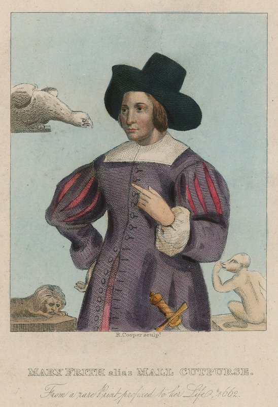 Mary Frith, alias Moll Curpurse autorstwa English School