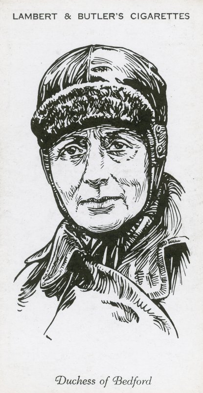 Mary Russell, księżna Bedford, angielski lotnik autorstwa English School