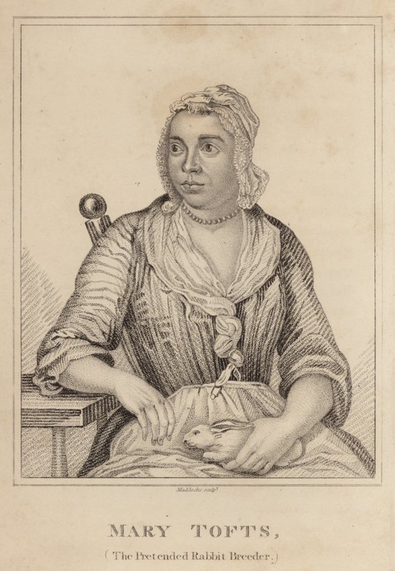 Mary Tofts, udawany hodowca królików autorstwa English School