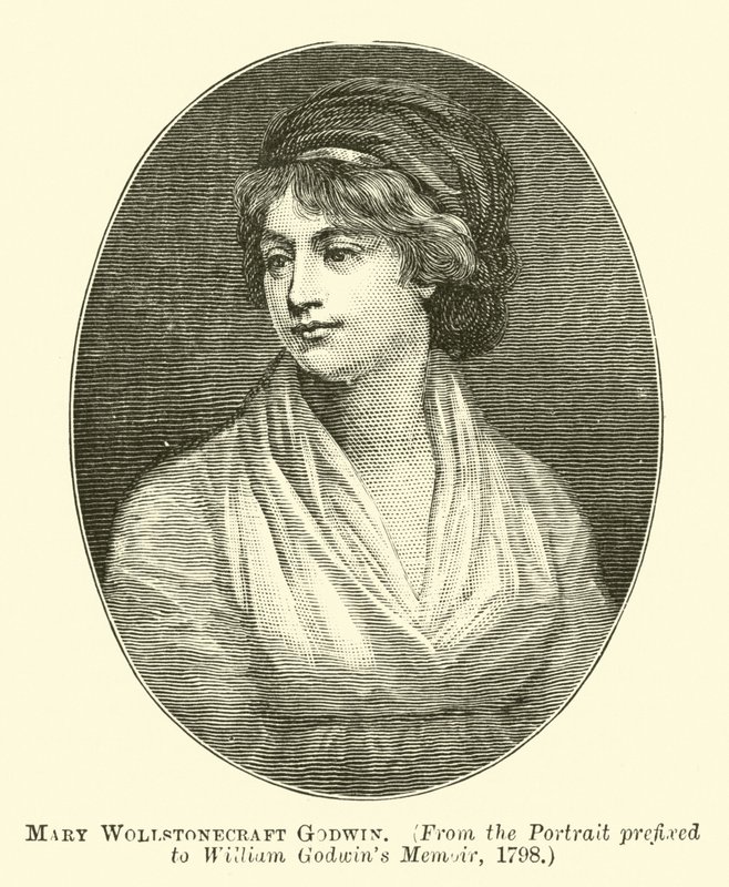 Mary Wollstonecraft Godwin autorstwa English School