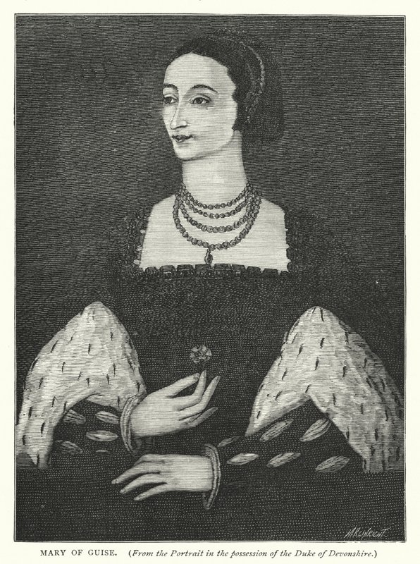 Mary of Guise (Grawerowanie) autorstwa English School