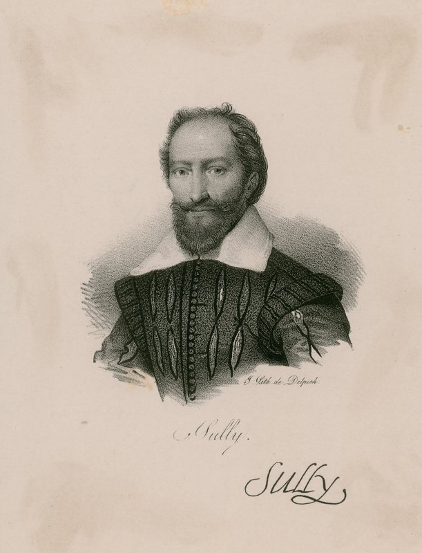 Maximilien de Bethune, pierwszy książę Sully autorstwa English School