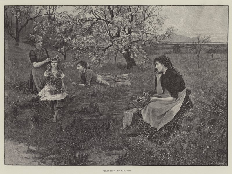 Maytime (grawerowanie) autorstwa English School