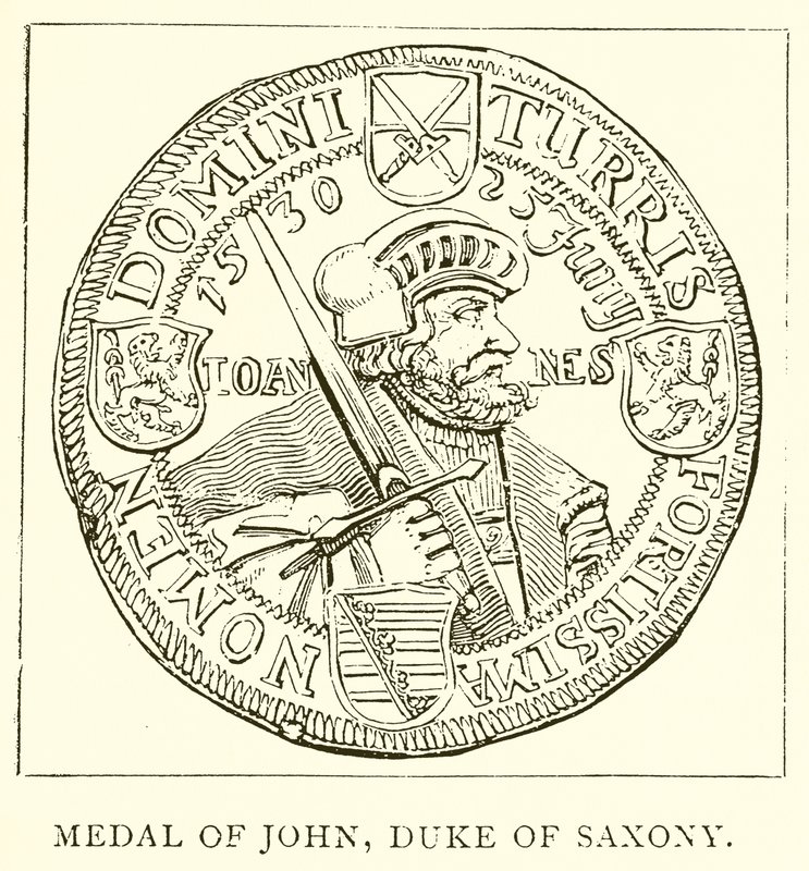 Medal Jana Księcia Saksonii autorstwa English School