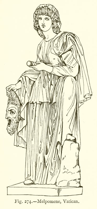 Melpomena, Watykan autorstwa English School