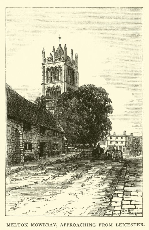 Melton Mowbray, zbliża się z Leicester autorstwa English School