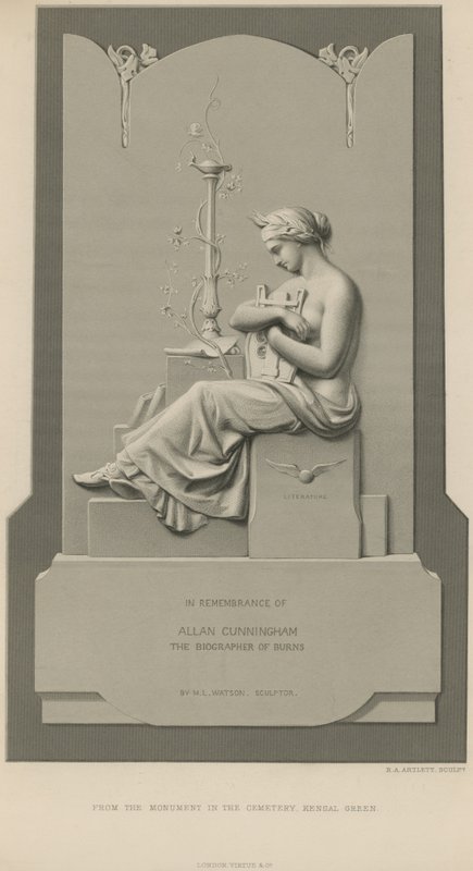 Pomnik ku czci Allana Cunninghama autorstwa English School