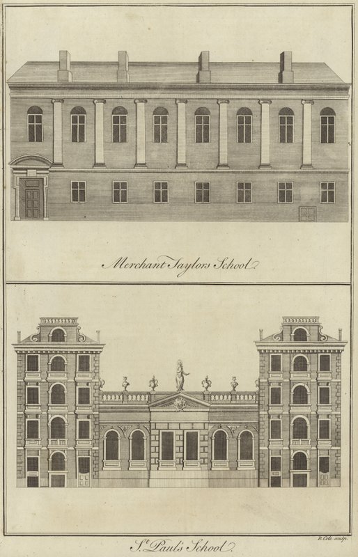 Szkoła handlowa Taylors i Szkoła St Pauls, Londyn autorstwa English School