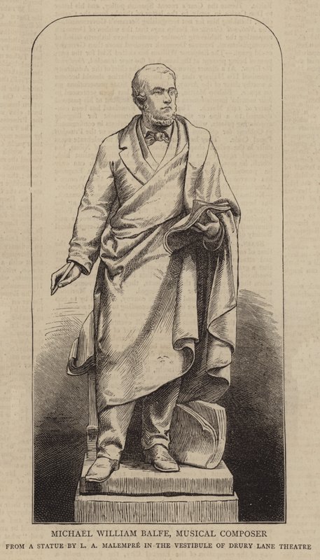 Michael William Balfe, kompozytor muzyczny (grafika) autorstwa English School